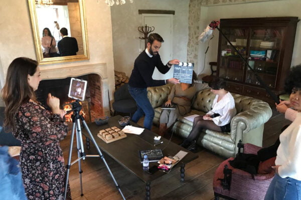 Activité de séminaire d'entreprise de réalisation de film